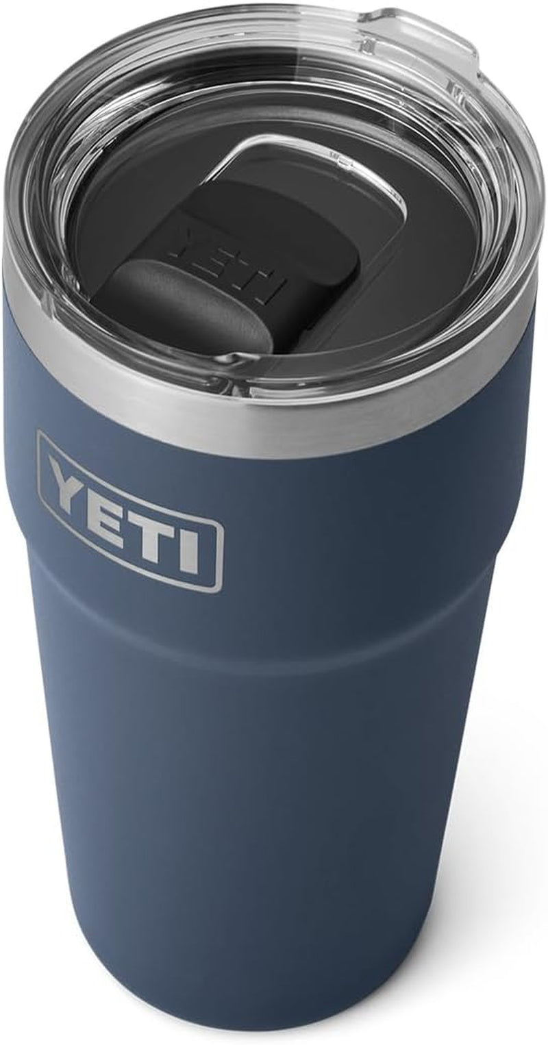 Rambler 20 Oz Stackable Tumbler, Stainless Steel, Vacuum Insulated with Magslider Lid