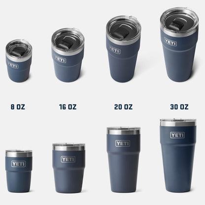 Rambler 20 Oz Stackable Tumbler, Stainless Steel, Vacuum Insulated with Magslider Lid