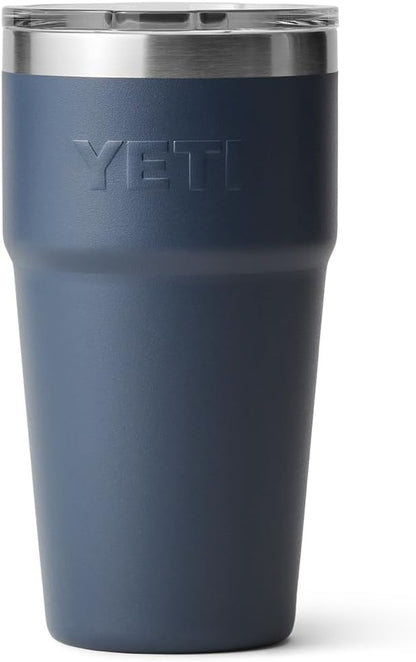 Rambler 20 Oz Stackable Tumbler, Stainless Steel, Vacuum Insulated with Magslider Lid